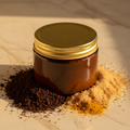 Radiant Rewind Brightening Body Scrub with coffee, sugar and turmeric